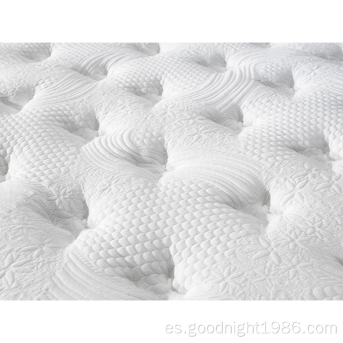 Colchones de muelles helicoidales de resorte de bonnel de espuma natural de colchón de 10 pulgadas